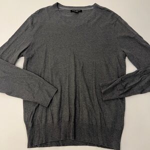 Banana Republic V-Neck Charcoal Sweater